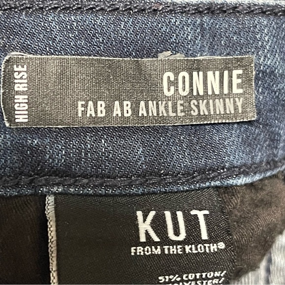 Kut From The Kloth Connie Fab‎ Ab Ankle Skinny Blue Jeans - Size 00 - Picture 10 of 16
